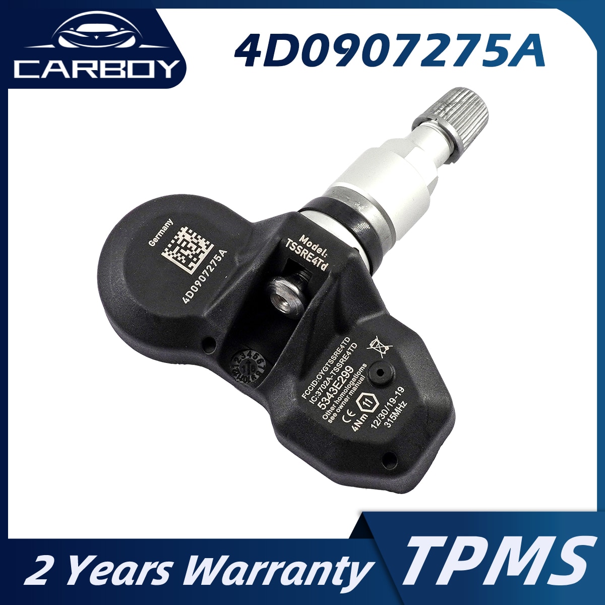 TPMS Ÿ̾ з  , ٰ  ƿ A6 ÷ε A8 S4 S8 RS6 Ʋ ƼŻ GT, 315MHz, 4D0907275A
